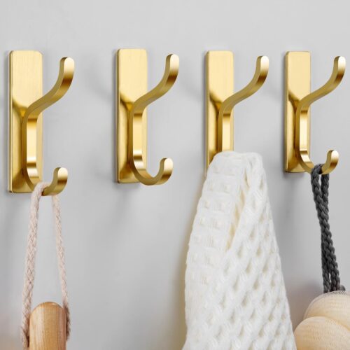 Multifunctional Adhesive Wall Hook with Strong Sticky Pad