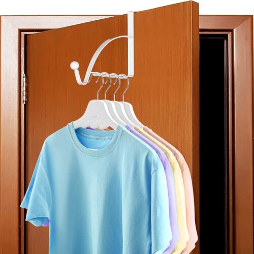Over The Door Hooks Clothes Hanger and Metal Rack