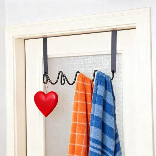 Heavy Duty Over The Door Hook with 4 Hooks