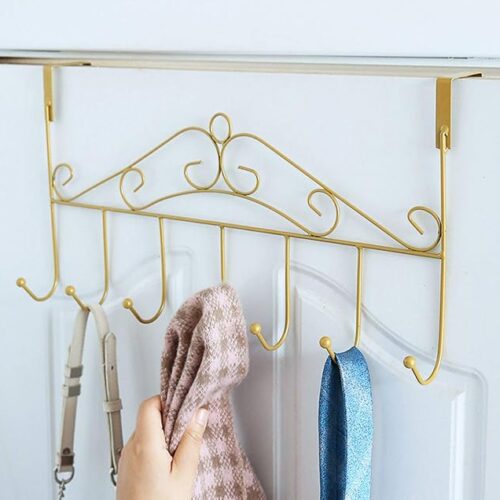 Over The Door Hooks Decorative Metal Hanger Rack