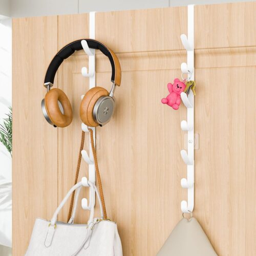 Over The Door Hooks Metal Hanger and Towel Rack