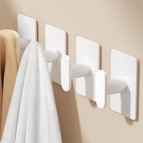 Multifunctional Adhesive Wall Hook with Minimalist Design