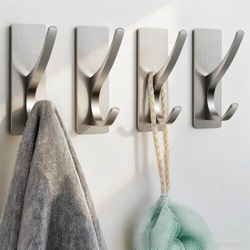 Multifunctional Adhesive Wall Hook with Aluminum Alloy
